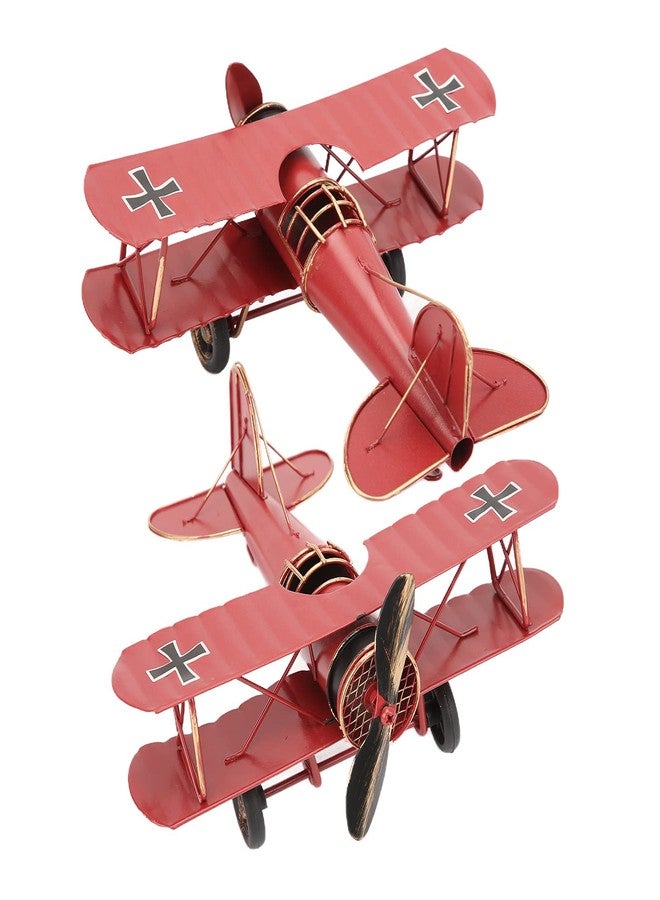 MUNEFE Vintage Metal Planes Model, Metal Airplane Decorations, Hanging Aircraft Handicrafts for Hanging in Home Or Office Environments, Etc - Image 4
